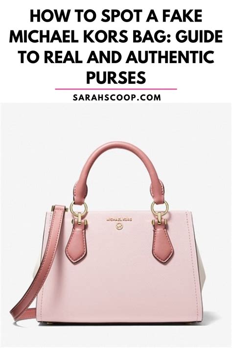 how to spot a michael kors fake purse|authentic michael kors purse.